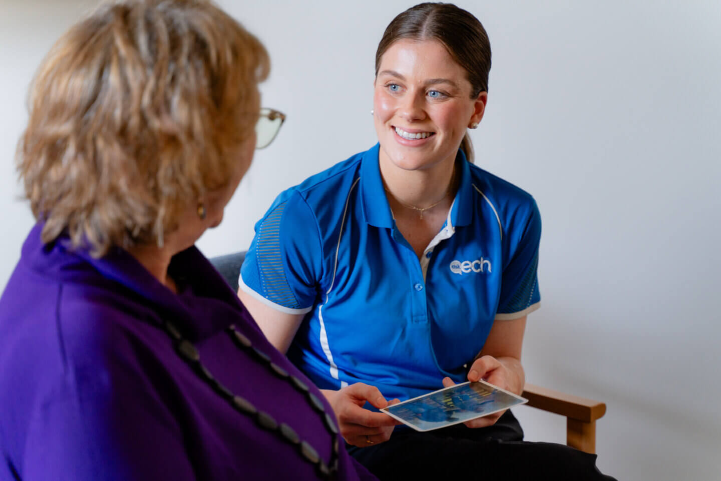 ECH Resident in Speech Pathology appointment to check on physical health