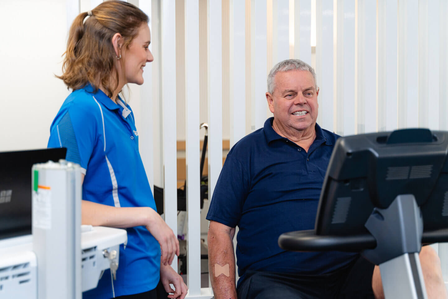 ECH resident receiving Occupational Therapy support by ECH staff