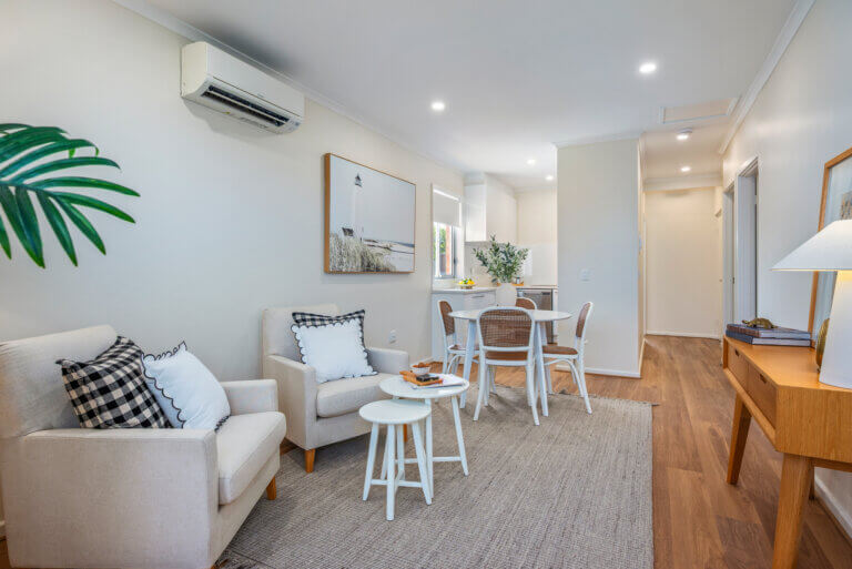 Dining area in ECH Retirement Home