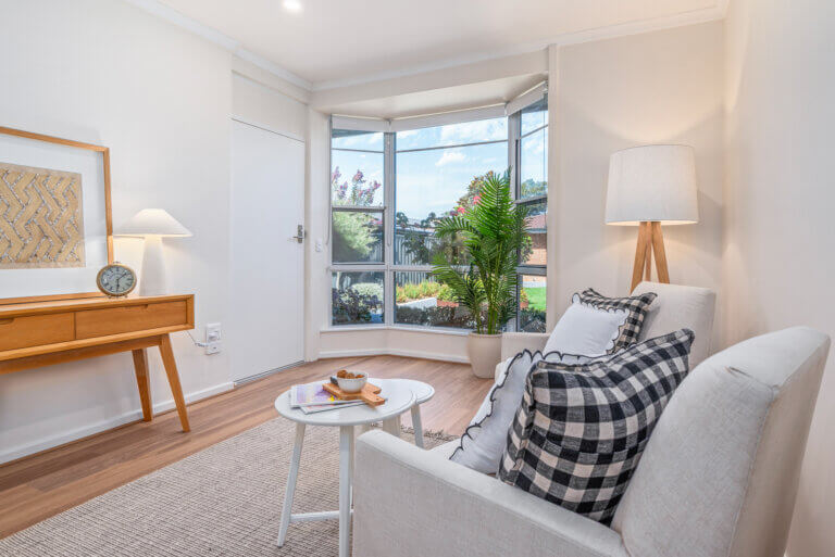 Window view of ECH Retirement Home