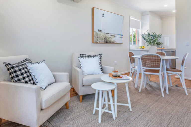 Small dining area for residents in ECH Retirement Home